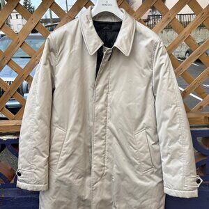 $7000 TOM FORD Faille Down Coat/ Insulated Jacket - Beige US 40-42 Large